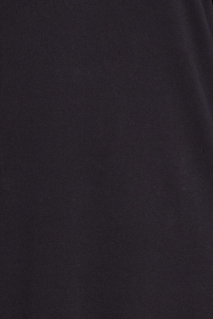 CURVY stickad klänning med tenniskrage, BLACK, detail image number 1