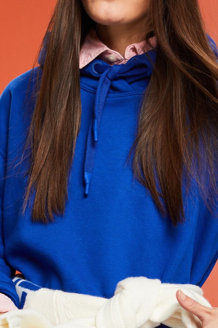 Sweatshirtklänning med huva, BRIGHT BLUE, detail image number 2