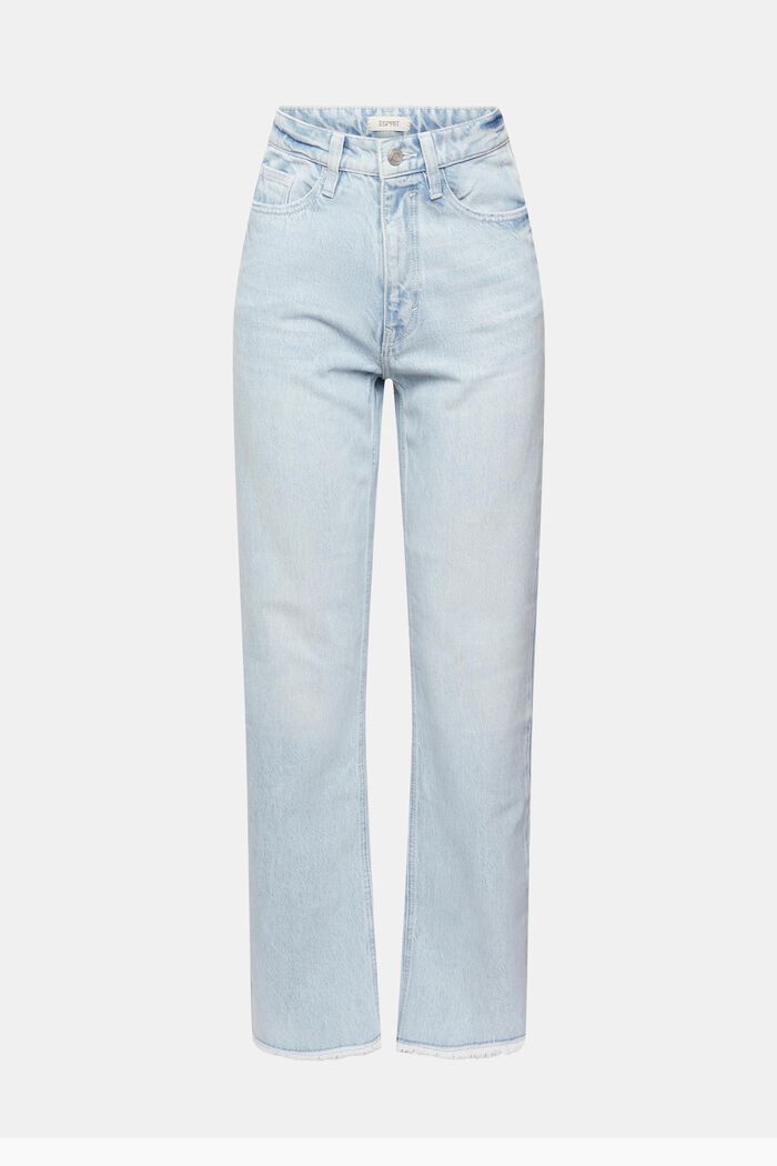 Jeans i 80-talsmodell, TENCEL™, BLUE LIGHT WASHED, detail image number 8