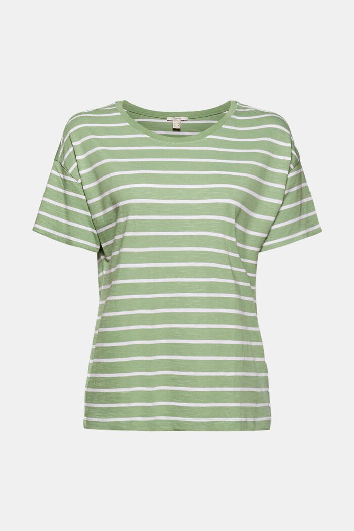 T-shirt i ekologisk bomull och TENCEL™/modal, LEAF GREEN, detail image number 0