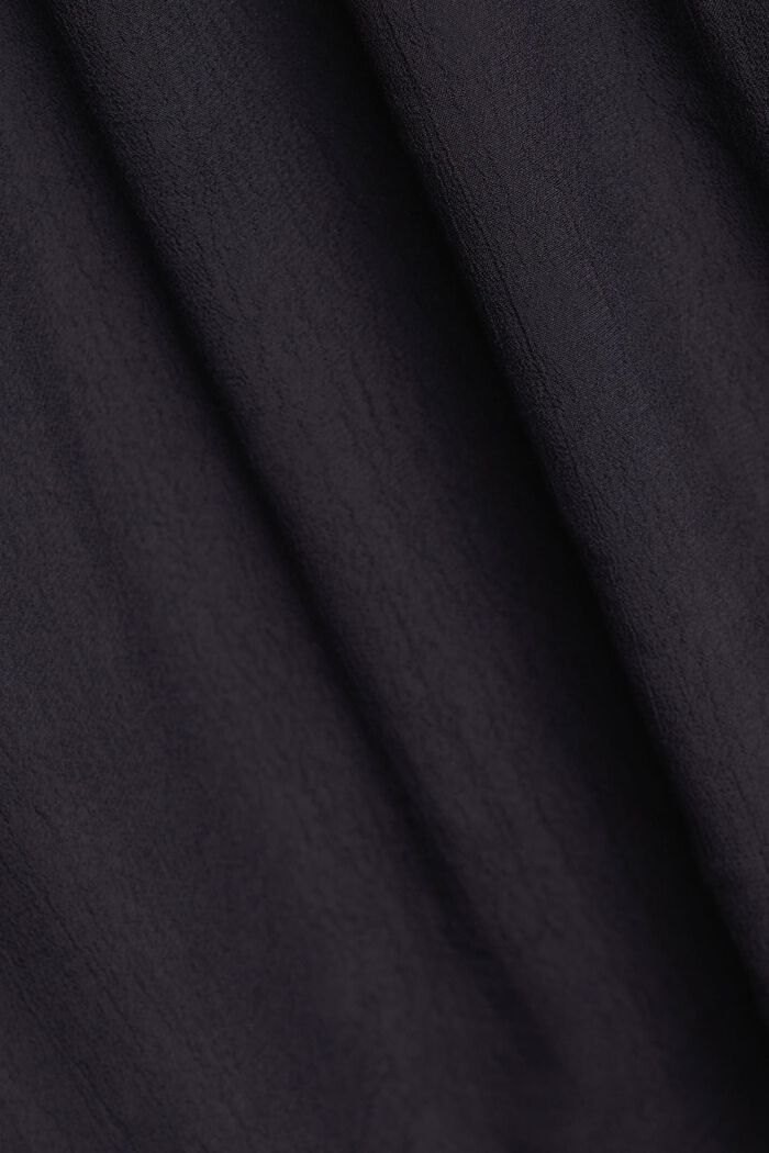 Blus med spetsdetalj, BLACK, detail image number 4
