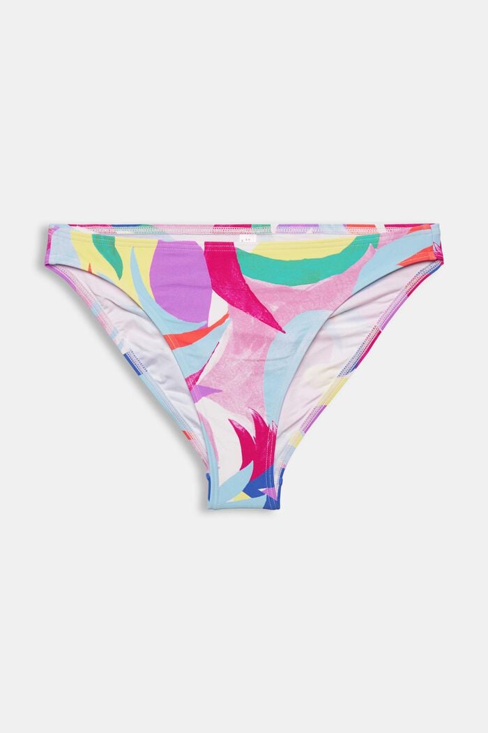 Återvunnet material: bikinitrosa med färgglatt mönster