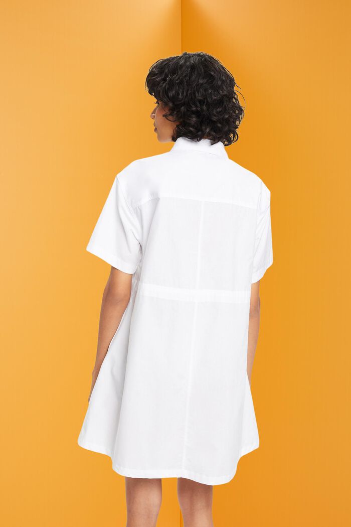 Miniskjortklänning med mönster, WHITE, detail image number 3