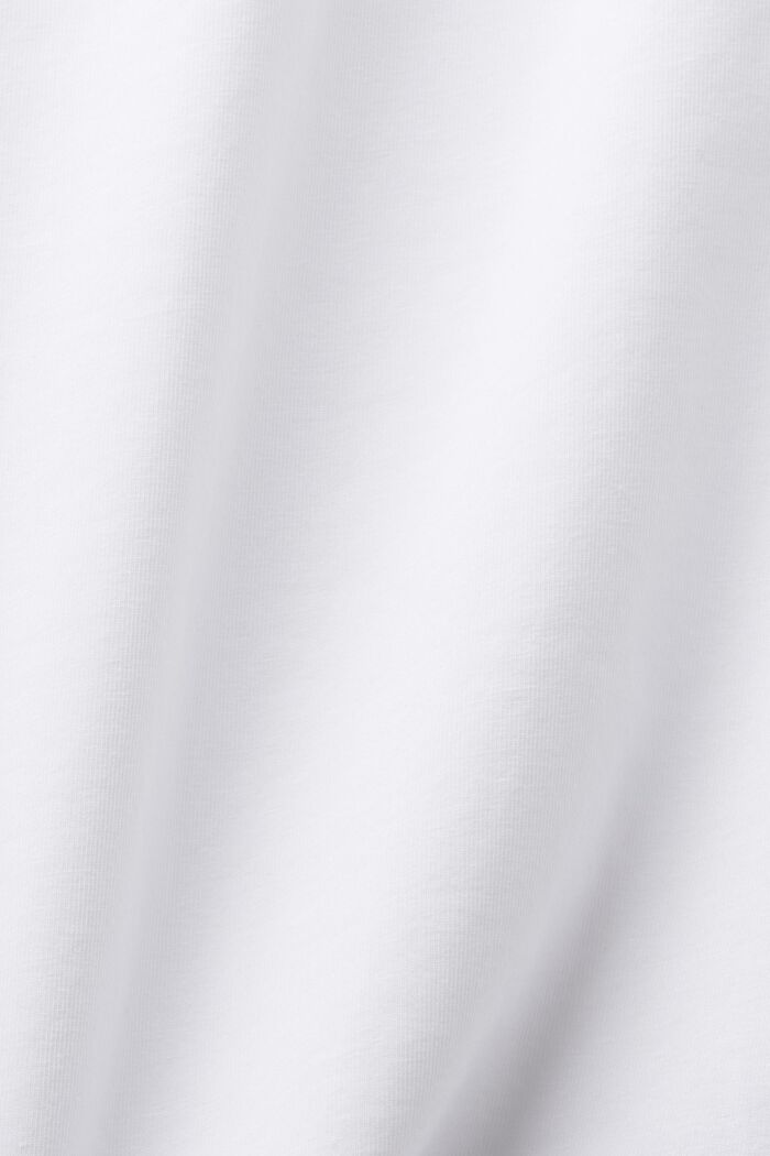 T-shirt med båtringning, WHITE, detail image number 5