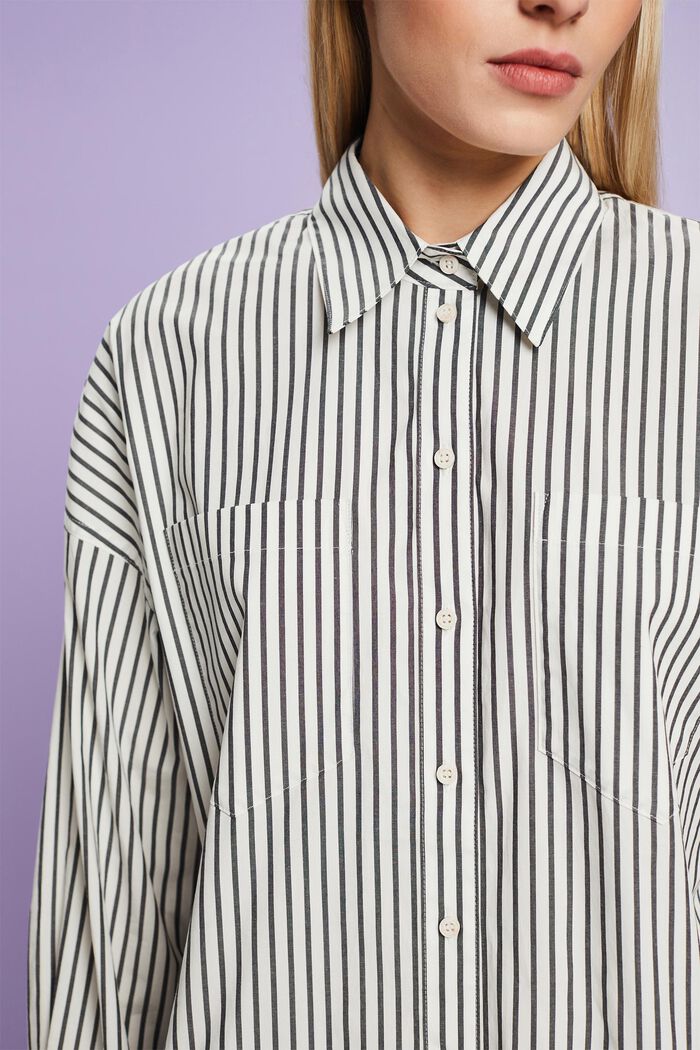 Randig button down-skjorta, BLACK, detail image number 3