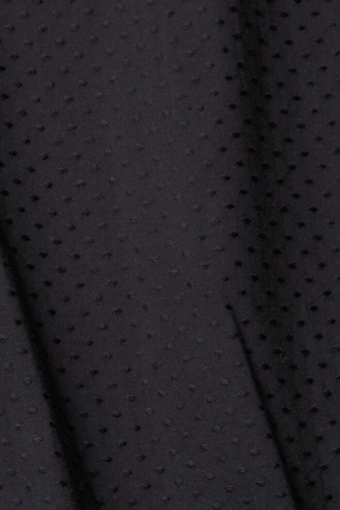 Blus med polkaprickar, BLACK, detail image number 7
