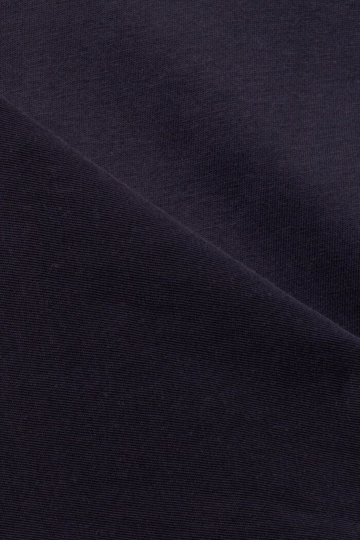 T-shirt i bomull med tryck fram, NAVY, detail image number 4