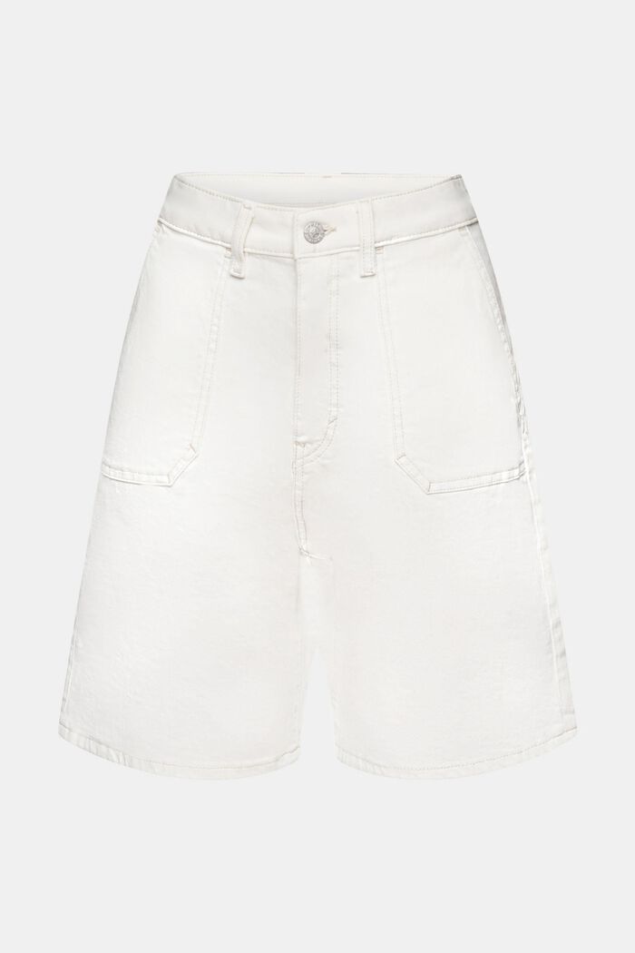 Shorts med hög midja, OFF WHITE, detail image number 7