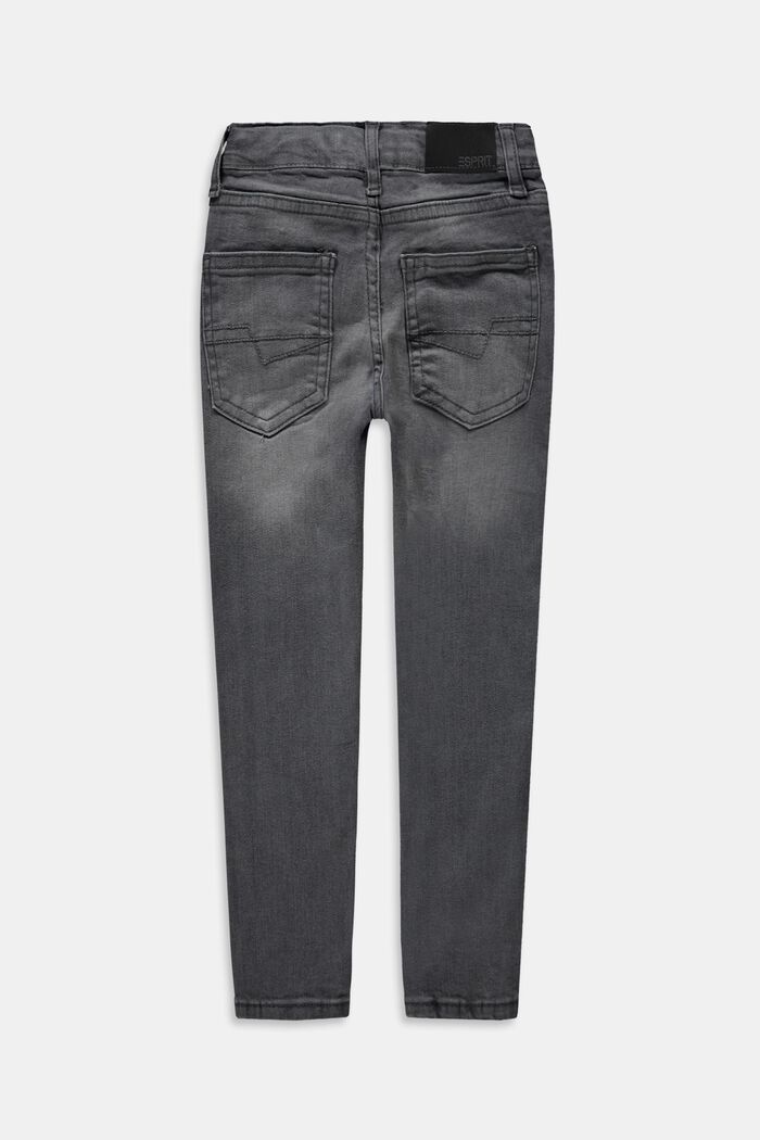Jeans med reglerbar linning, GREY DARK WASHED, detail image number 1