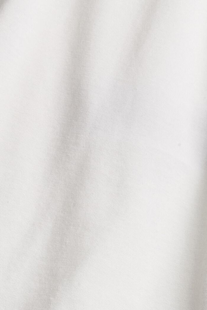 T-shirt med tryck i ekobomullsmix, OFF WHITE, detail image number 4