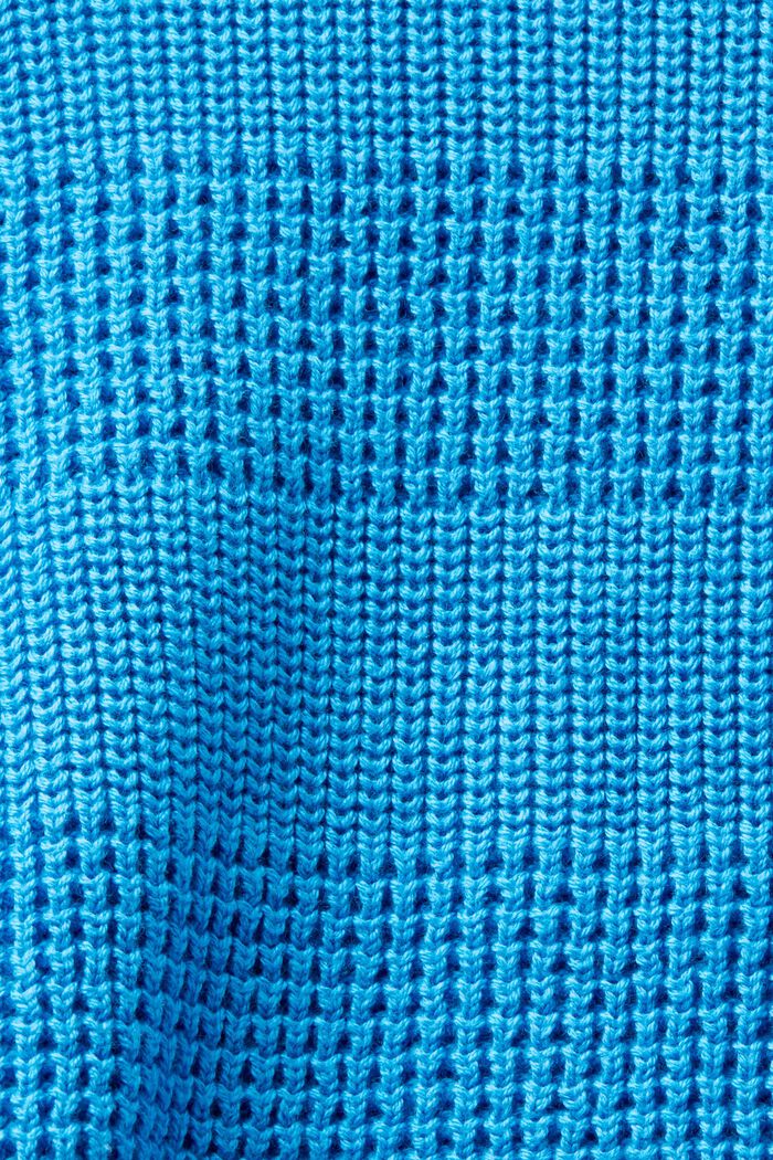 Strukturerad rundringad tröja, BLUE, detail image number 5