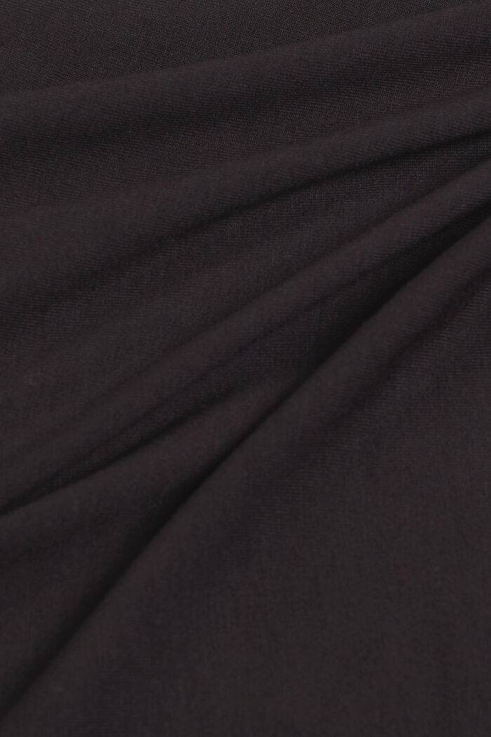 Nattskjorta med spets, LENZING™ ECOVERO™, BLACK, detail image number 4