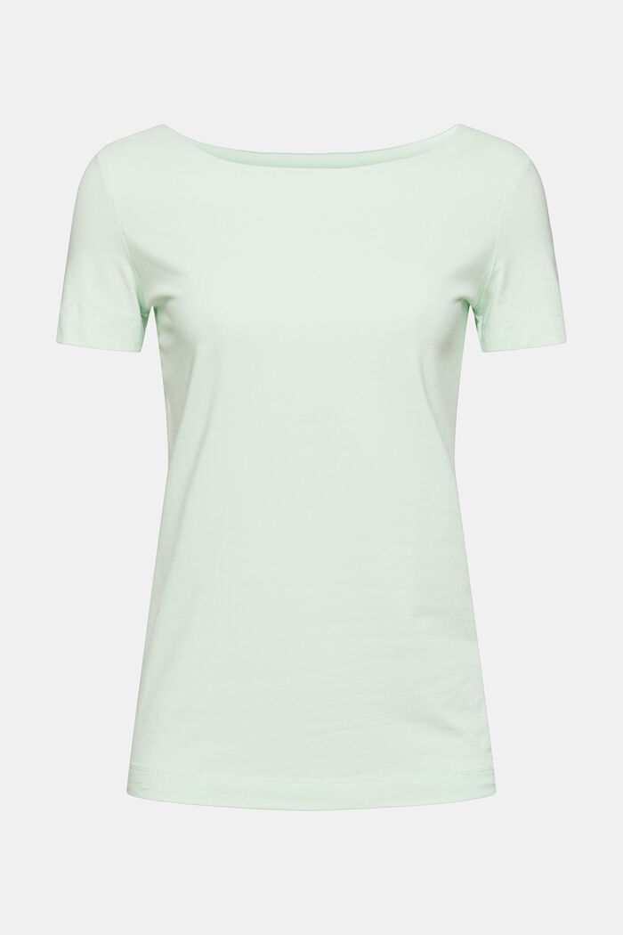 T-shirt i jersey, PASTEL GREEN, overview
