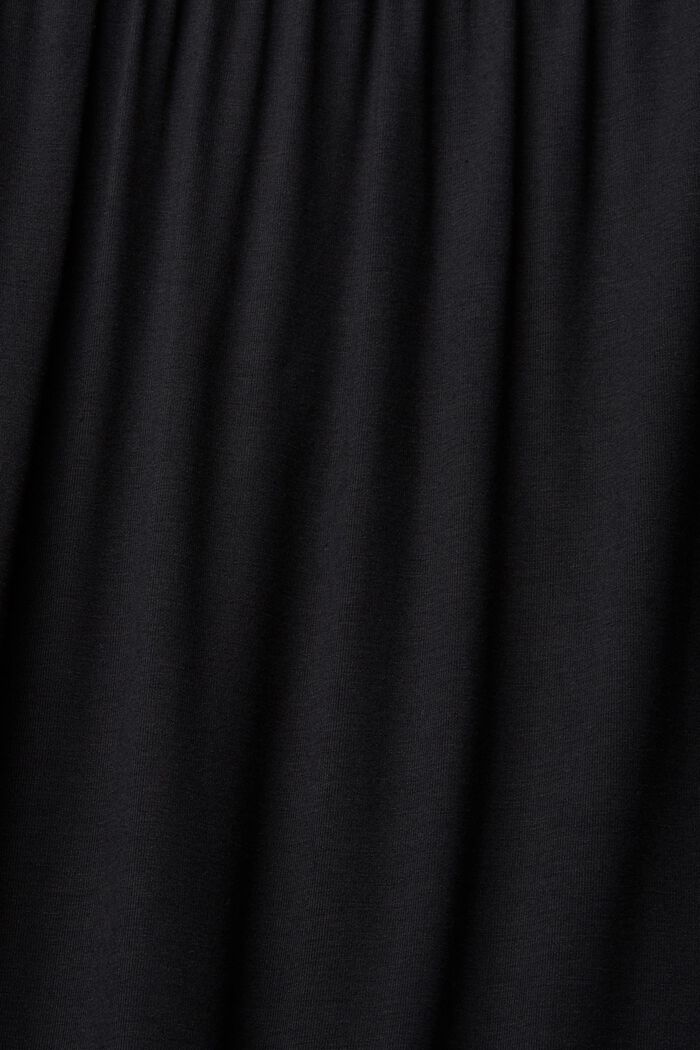 Midiklänning i jersey, LENZING™ ECOVERO™, BLACK, detail image number 1