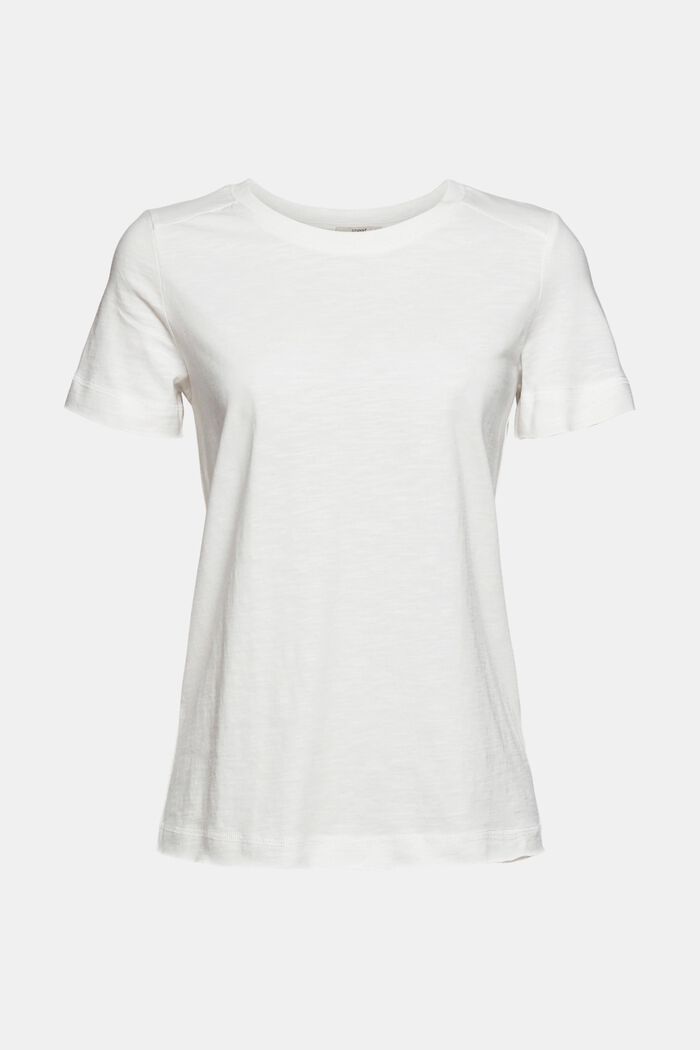 T-shirt i 100% ekologisk bomull, OFF WHITE, overview
