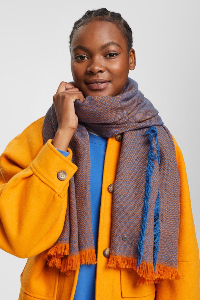 Vävd tvåfärgad scarf