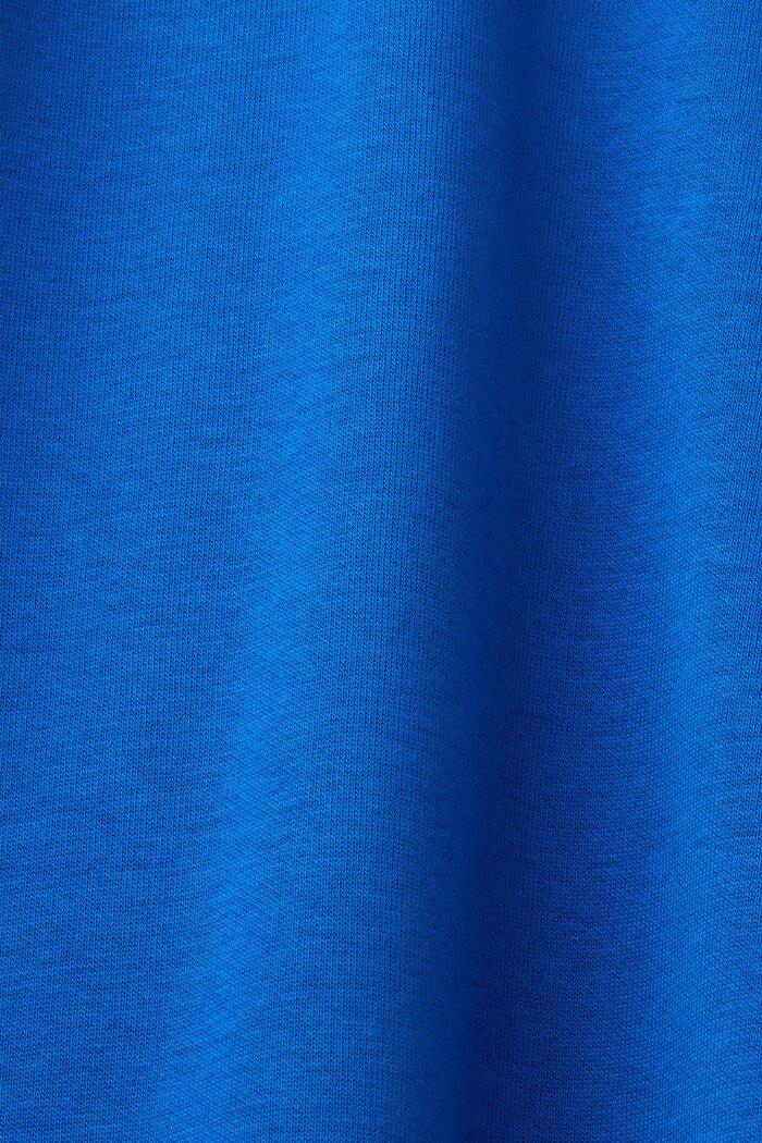 Sweatshirt med logobroderi, BRIGHT BLUE, detail image number 5