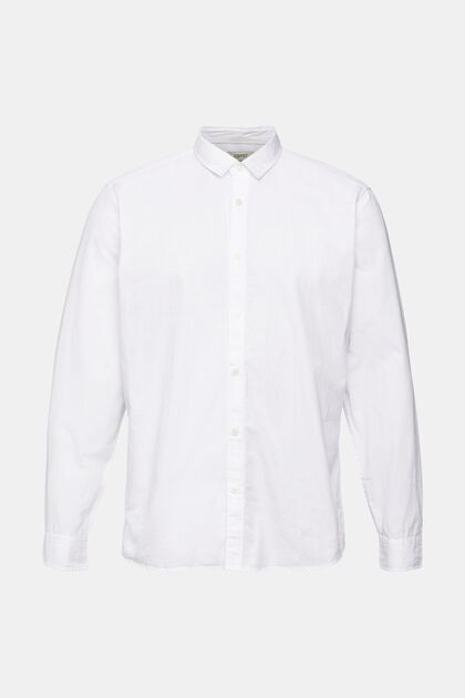 Hållbar bomullsskjorta med smal passform