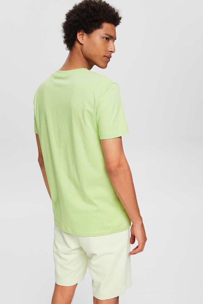 T-shirt i jersey med tryck, 100% bomull, LIGHT GREEN, detail image number 3