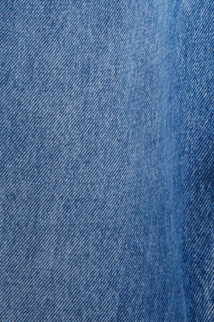 Jeans i dad-modell av hållbar bomull, BLUE MEDIUM WASHED, detail image number 5
