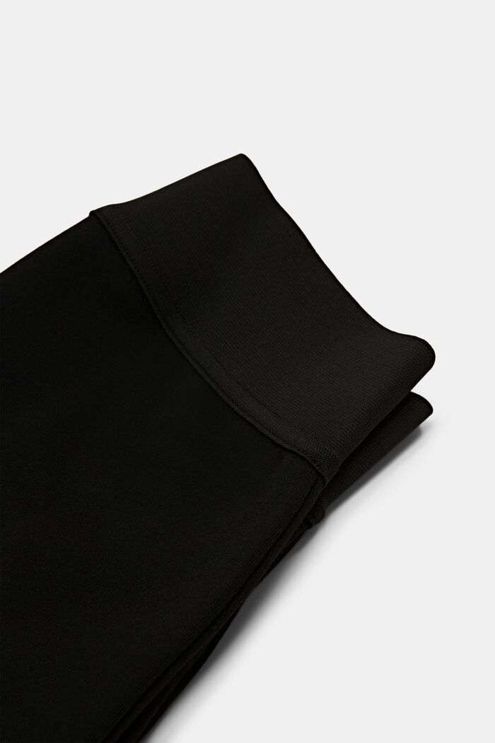 Ankellånga leggings, bekväm linning, BLACK, detail image number 1
