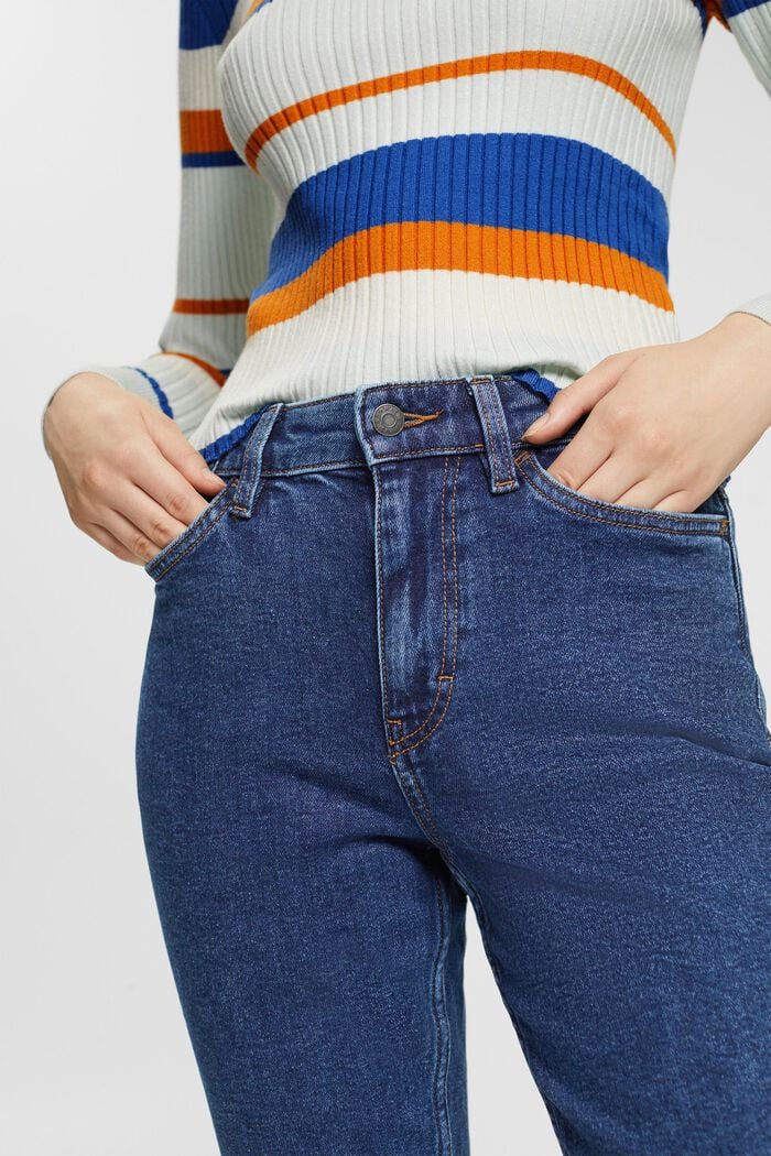 Jeans i mom-fit, BLUE DARK WASHED, detail image number 2