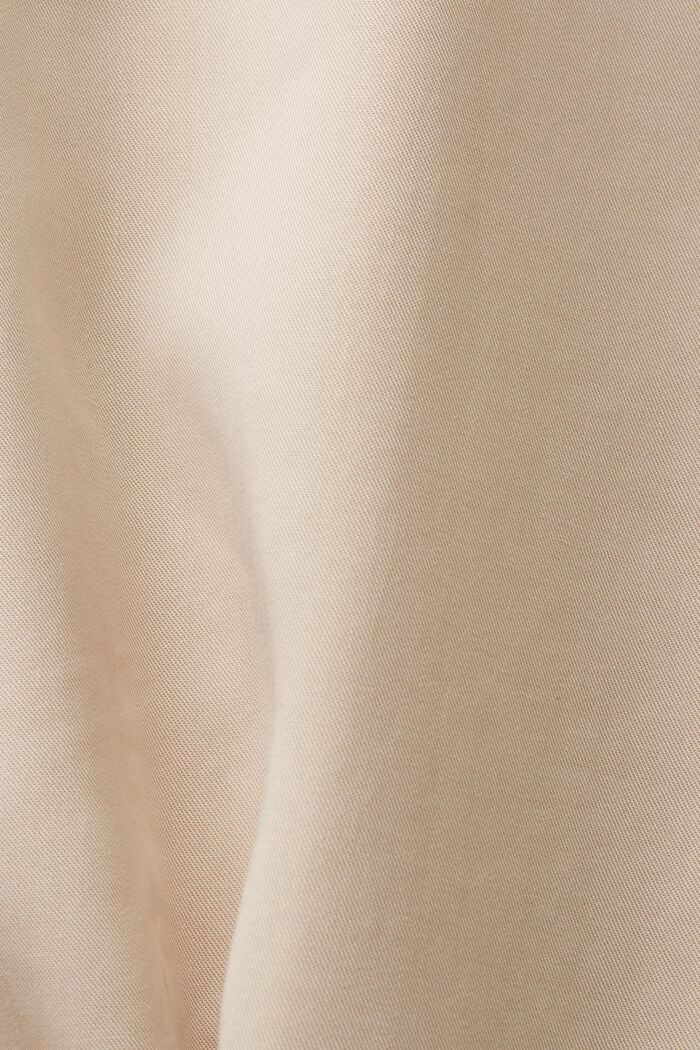 Skjorta av flytande lyocell, LIGHT TAUPE, detail image number 5