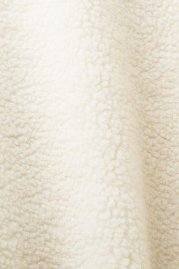 Jacka i teddyfleece, OFF WHITE, detail image number 6