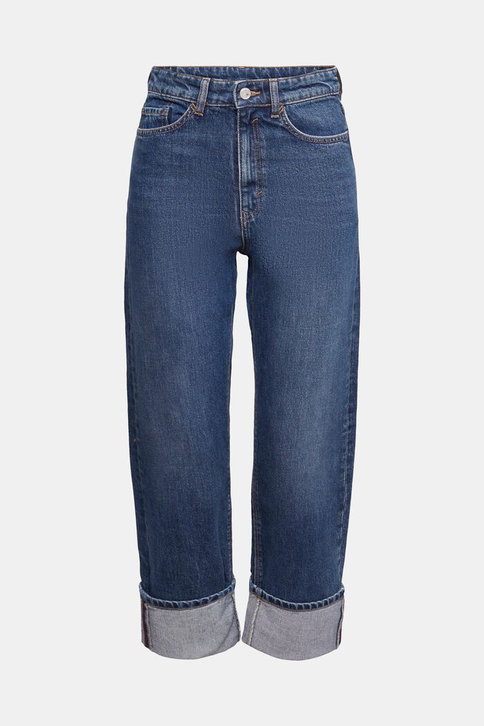 Jeans med avslappnad passform med medelhög midja