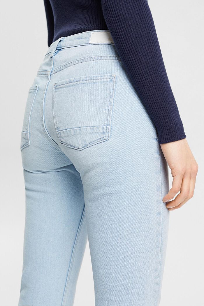 Jeans med raka ben, BLUE BLEACHED, detail image number 2