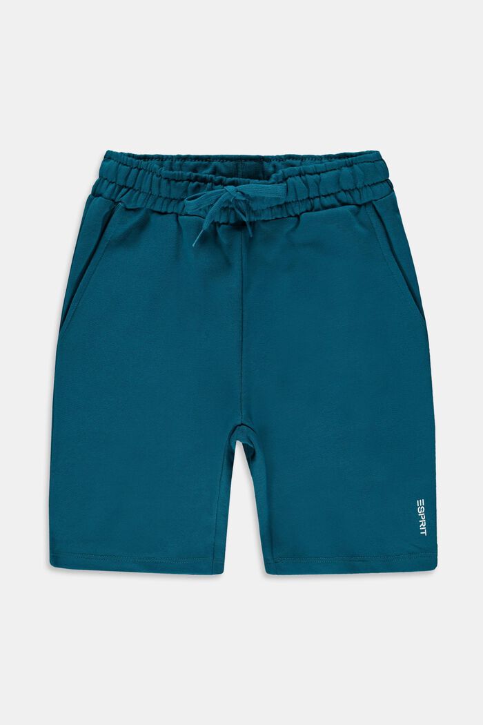 Shorts knitted, DARK TEAL GREEN, detail image number 0