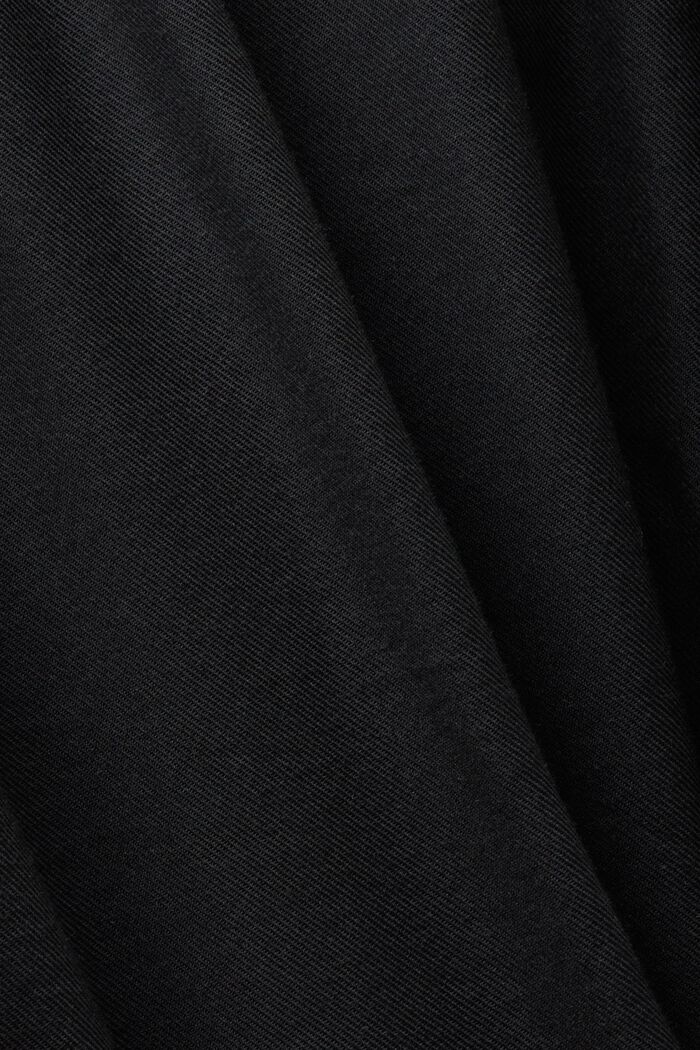 Blus med volanger, BLACK, detail image number 5