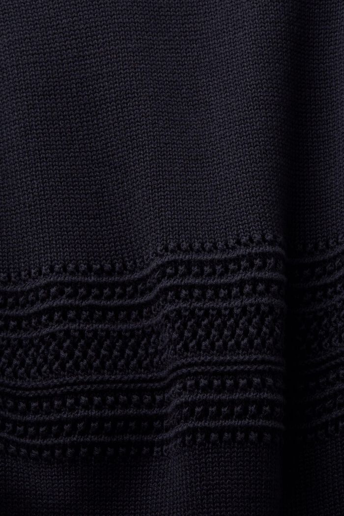 Ärmlös tröja i mesh, BLACK, detail image number 5