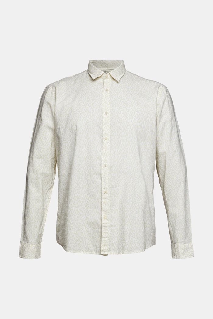 Med linne: Skjorta med mönster, WHITE, detail image number 6