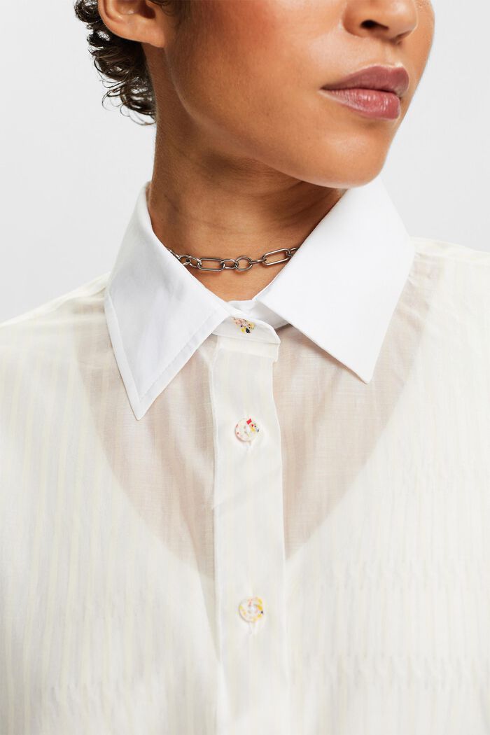 Skir button down-skjorta med ränder, ICE, detail image number 3