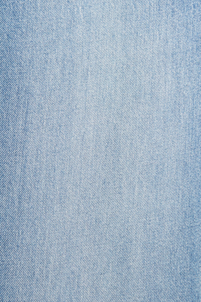 Korta jeans i 80-talsstil med fixerade uppvikta benslut, TENCEL™, BLUE LIGHT WASHED, detail image number 6