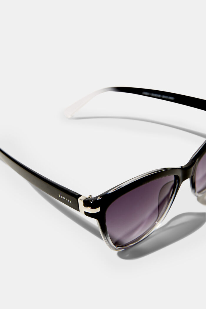 Solglasögon med metalldetaljer, BLACK, detail image number 1