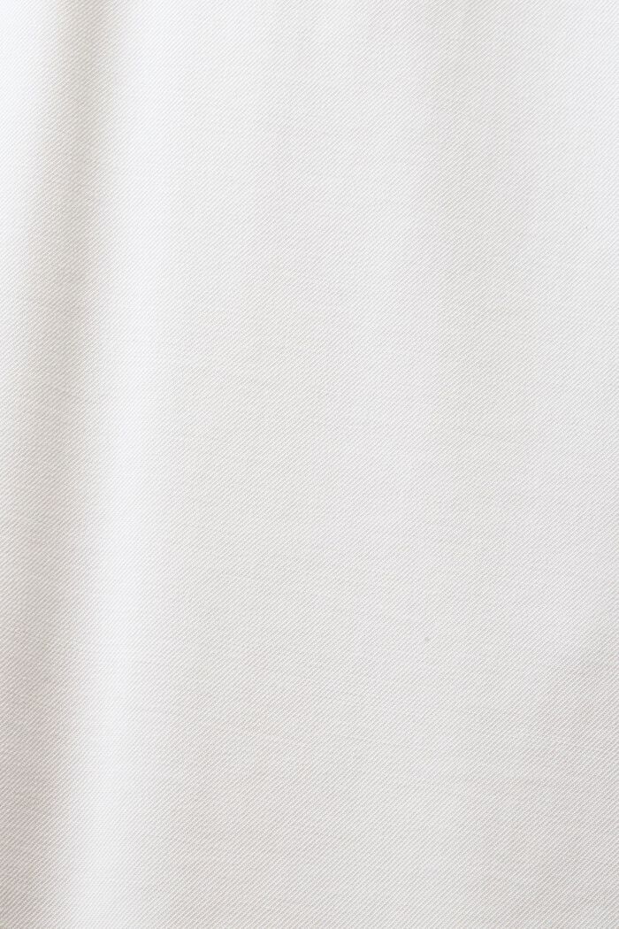 Midiklänning i vävt linne, OFF WHITE, detail image number 6
