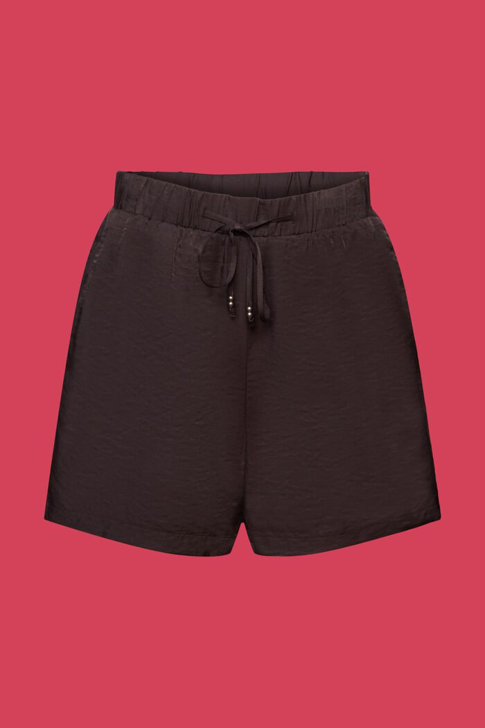 Pull-on shorts i satin, ANTHRACITE, detail image number 7