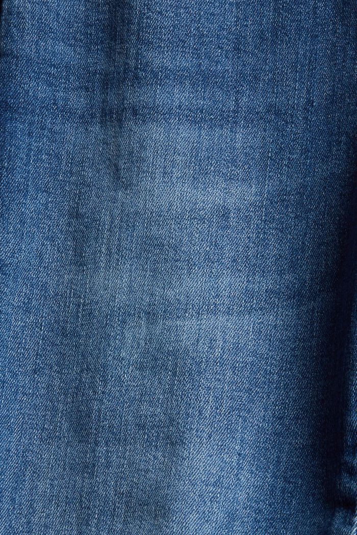 Jeans med två knappar, ekologisk bomull, BLUE MEDIUM WASHED, detail image number 1