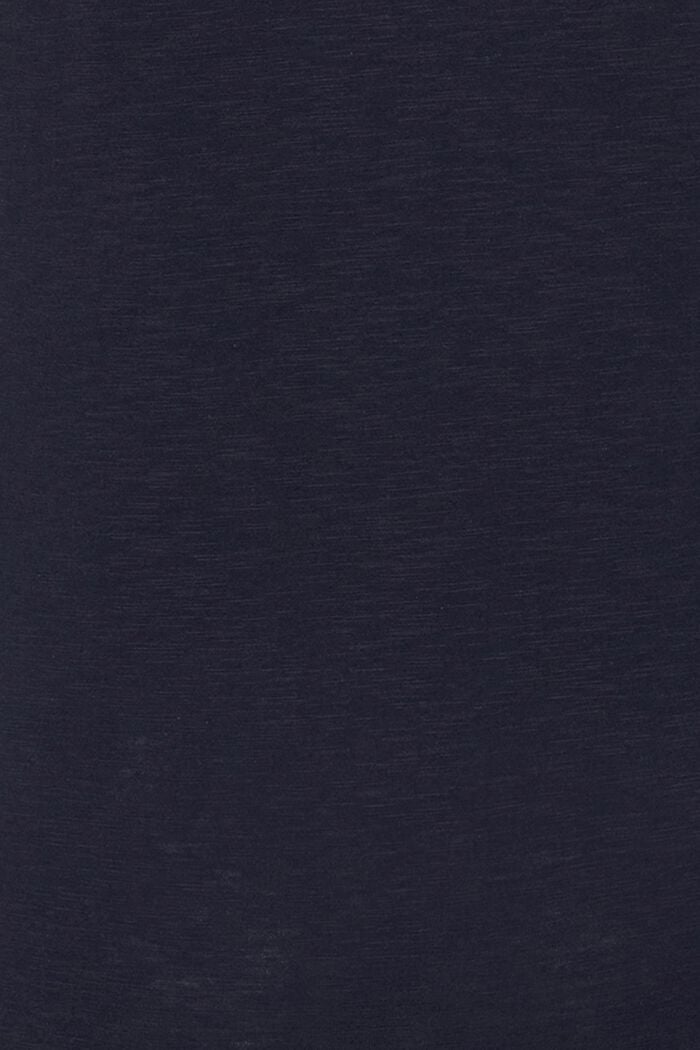 T-shirt med hjärttryck, ekobomull, NIGHT SKY BLUE, detail image number 2