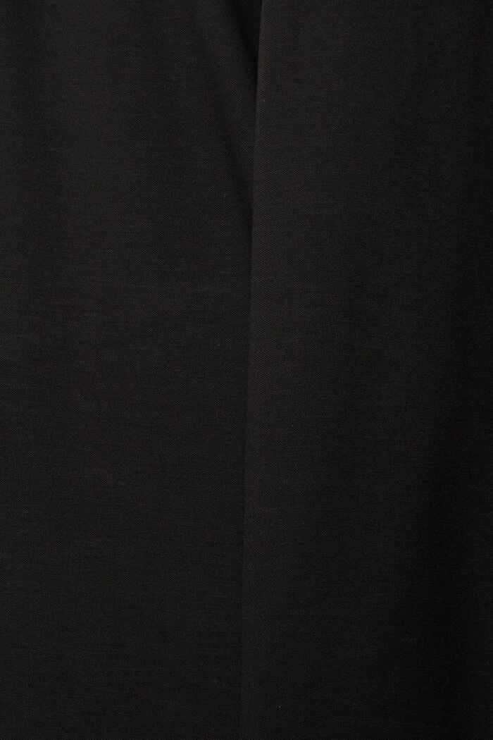 Byxa med vida ben och elastisk linning, BLACK, detail image number 7