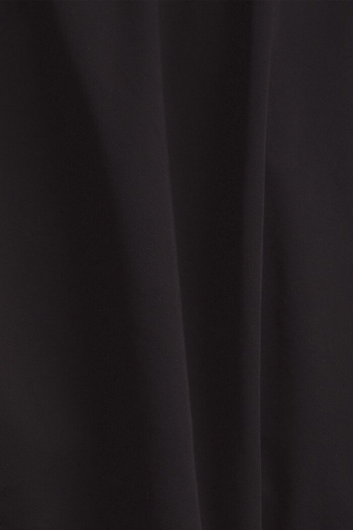 Canvasklänning av 100% pimabomull, BLACK, detail image number 1