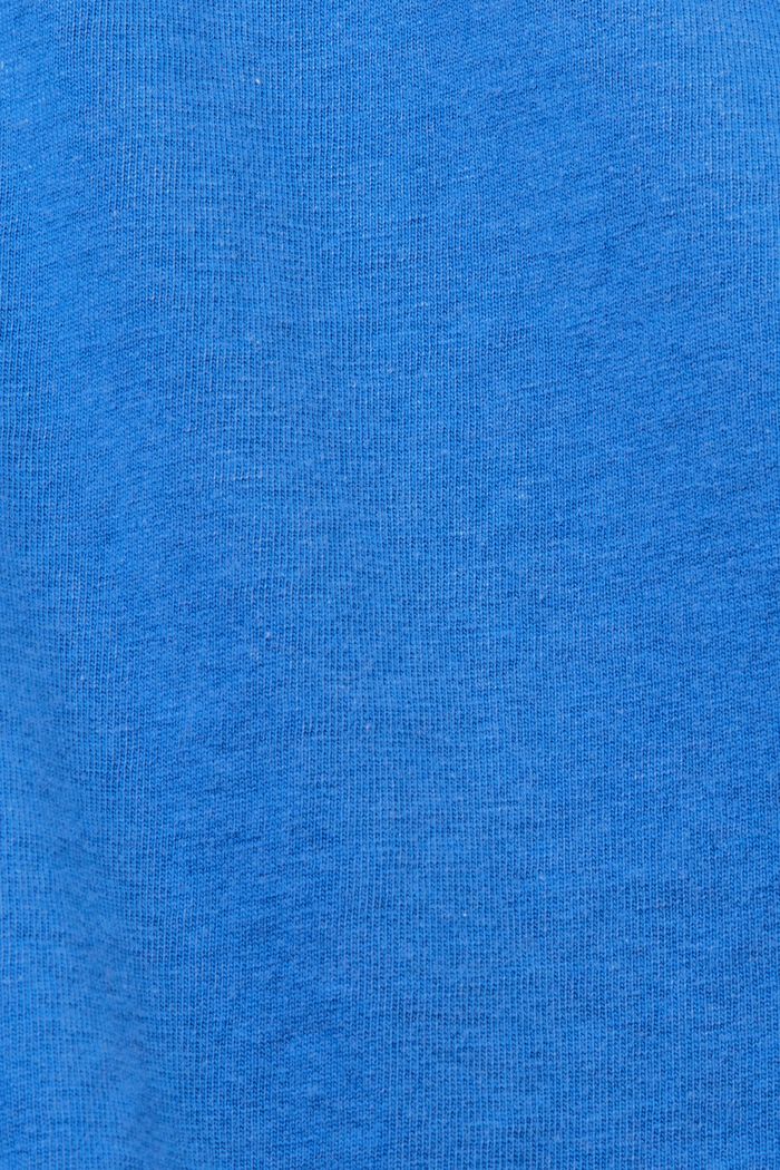 Kortärmad T-shirt med fladdermusärm, BRIGHT BLUE, detail image number 4