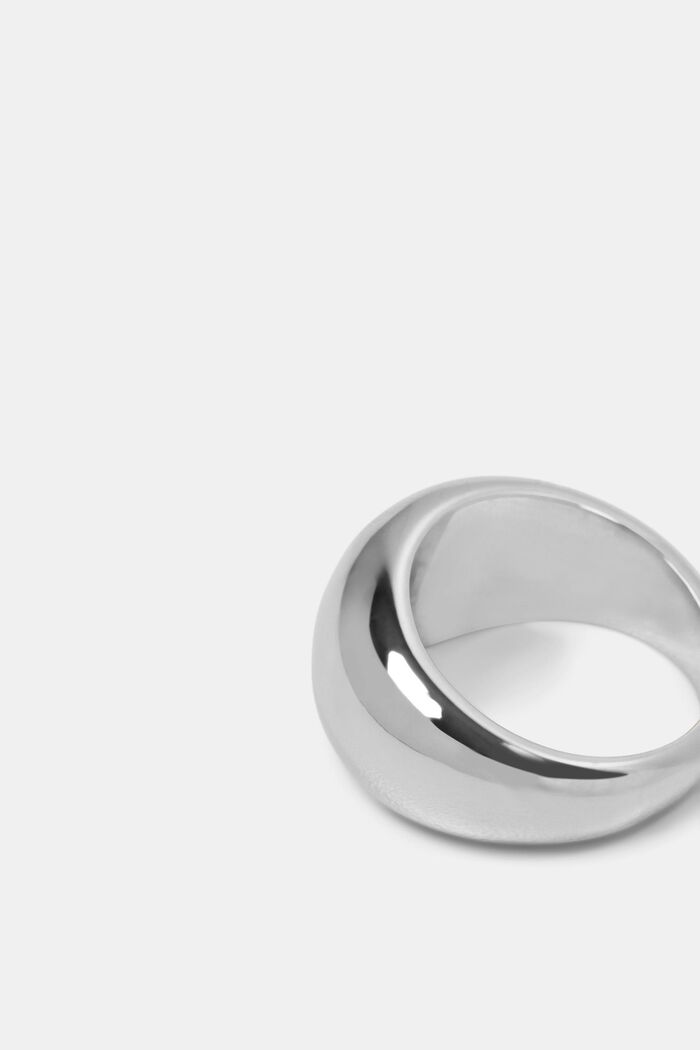 Asymmetrisk tjock ring, SILVER, detail image number 1