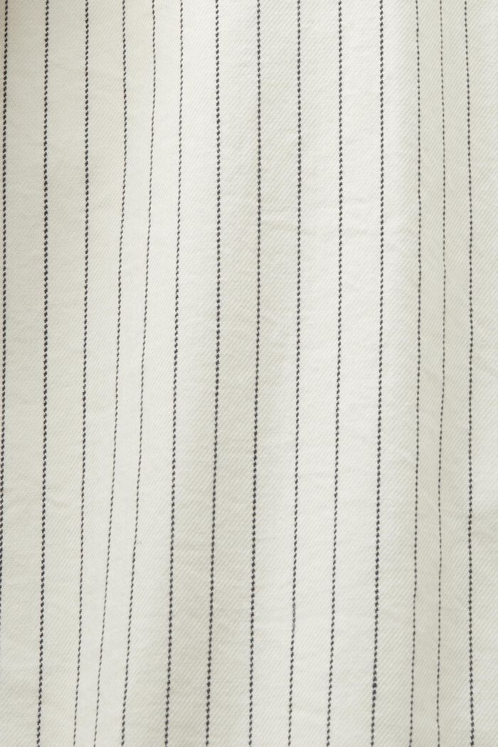 Kritstrecksrandig skjorta i twill, 100% bomull, ICE, detail image number 4