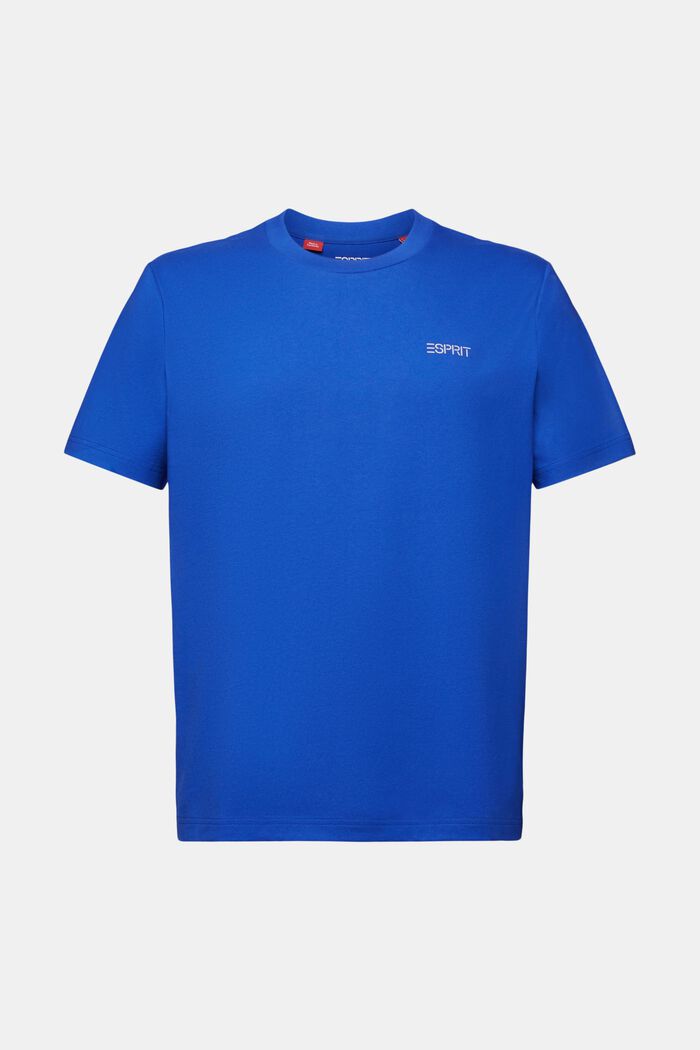 T-shirt med logo, unisexmodell, BRIGHT BLUE, detail image number 7