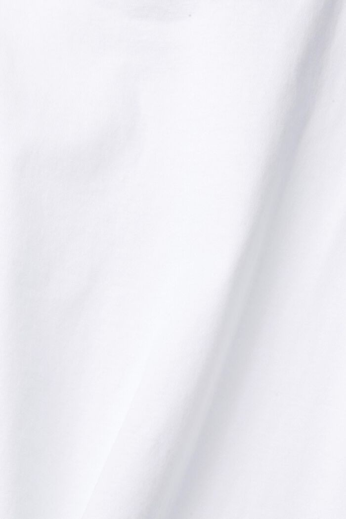 Linne med tryck, 100% bomull, WHITE, detail image number 5