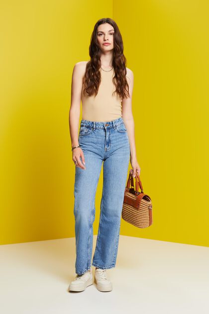Jeans i 80-talsmodell med rak passform