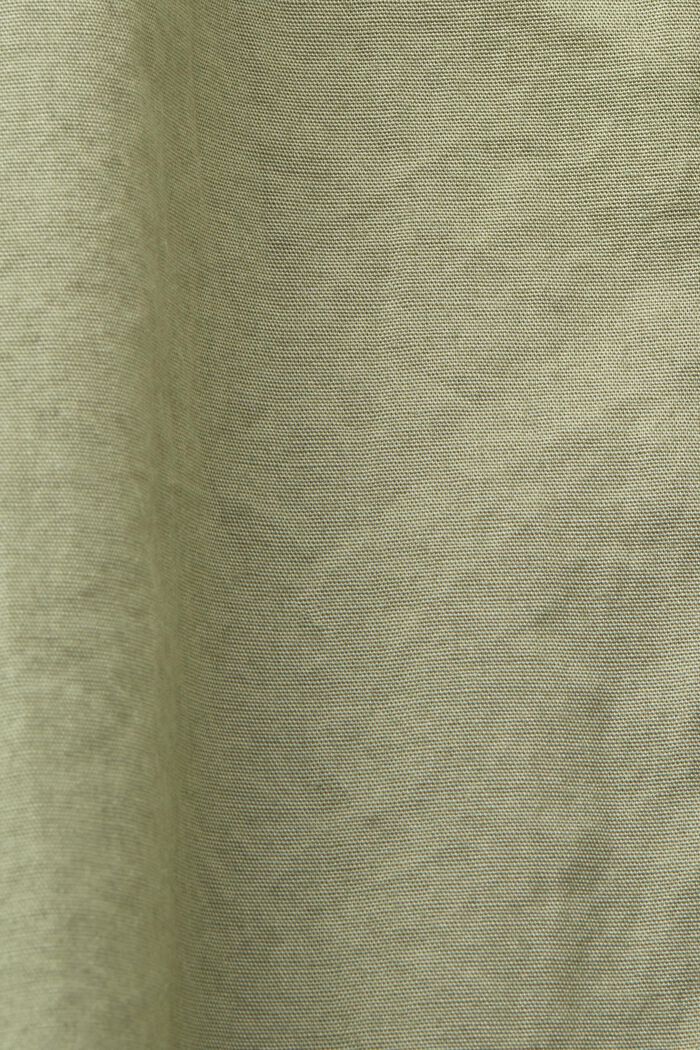 Kortärmad button down-skjorta, LIGHT KHAKI, detail image number 4